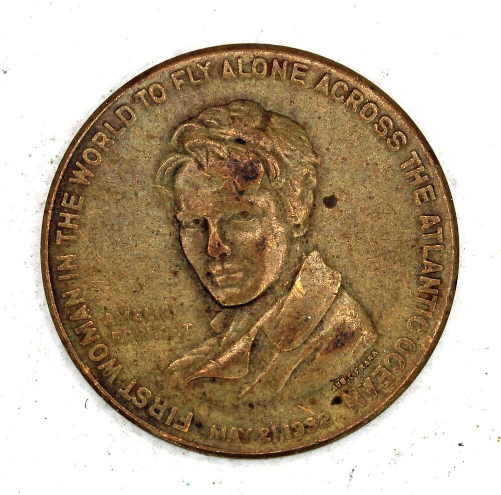 1932 Amelia Earhart Gimbels Banquet Bronze Medal - City of Philadelphia